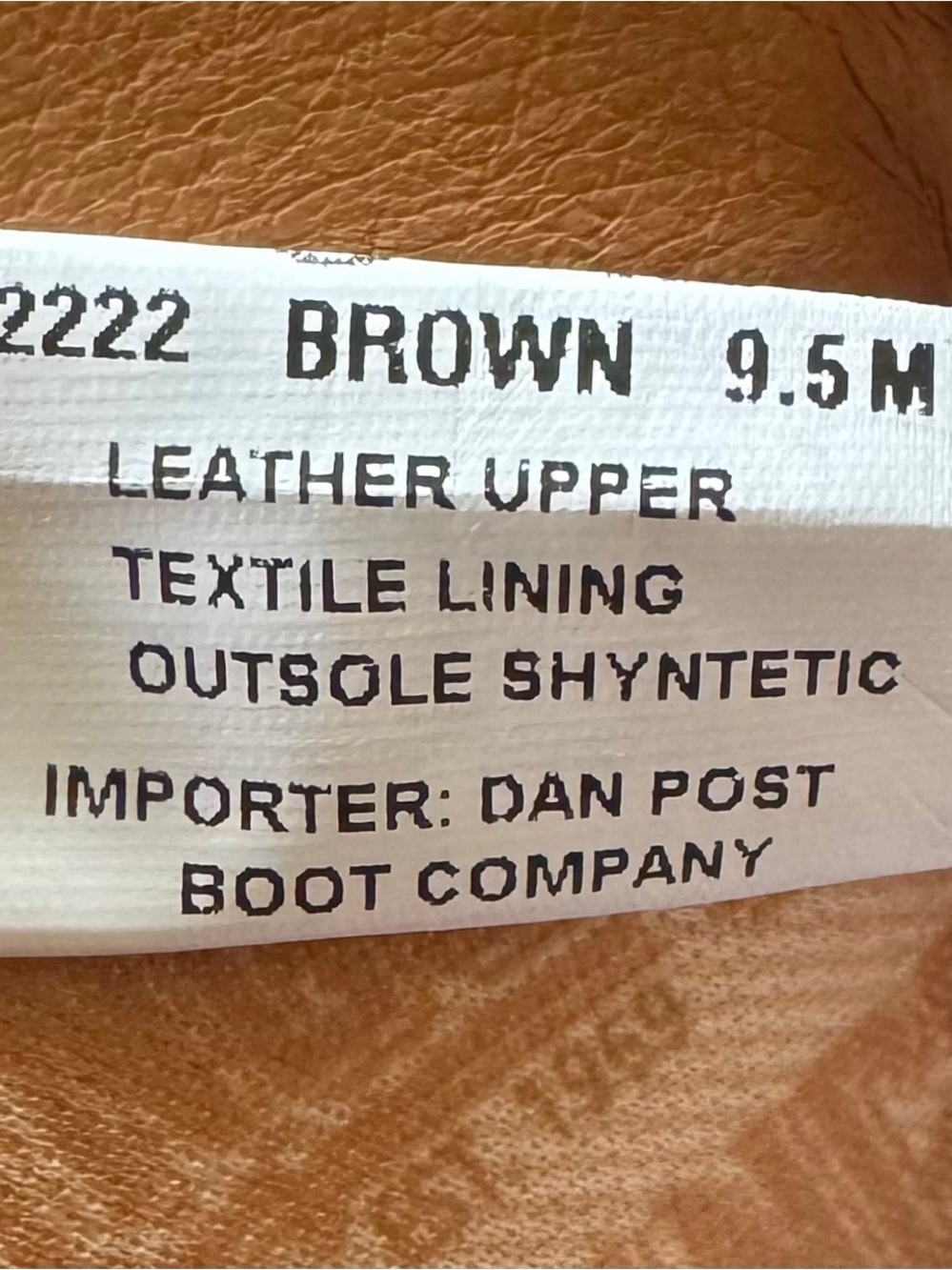 Dingo "Rodeo Queen Bootie Brown Suede & White Calf Hair Size 9.5 - Picture 5 of 11